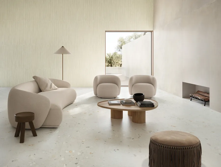 Ambiance showroom Championnet — matières et finitions